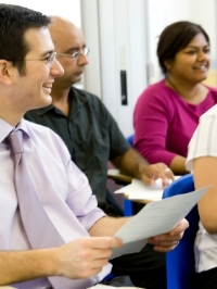 EIB newcomers in class